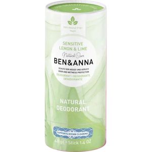 Ben & Anna Deostick Sensitive Lemon & Lime 40 gr