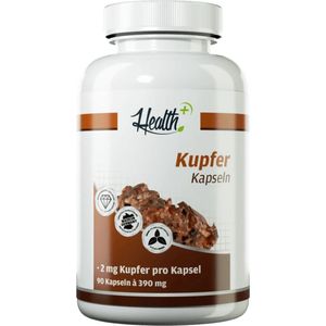 Zec+ Health+ Copper (90 Caps) Unflavored - Vitaminen, mineralen & gezondheid - Mineralen