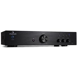 auna - AV2-CD508 - HiFi Audio Versterker - Zwart - Stereo Eindversterker - Max. 600 Watt