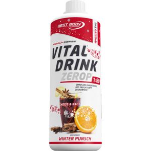 Low Carb Vital Drink - Siroop - Verfrissende Smaak - 40 Liter Sportdrank