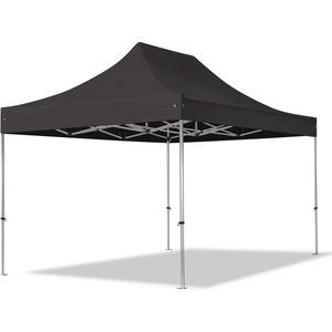 3x4,5 M Easy Up Partytent Vouwpaviljoe - PROFESSIONAL Alu 40m - Zwart