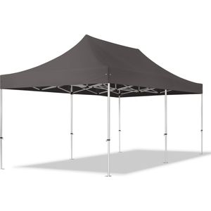 3x6 M Easy Up Partytent Vouwpaviljoe - PROFESSIONAL Alu 40m - Donkergrijs