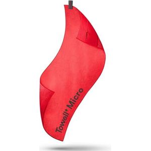 STRYVE Towell + | Sporthanddoek met tas en magnetische clip bekend van de leeuwenholte (Power Red, Light)