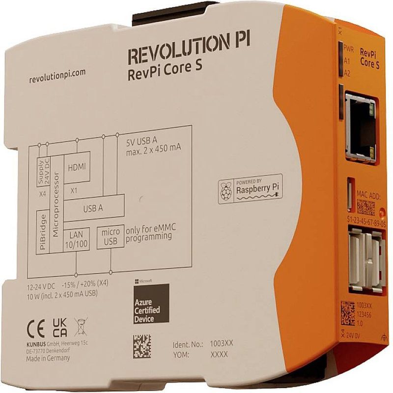 Kunbus - PR 100361 - PLC-Besturingsmodule - 12 V, 24 V - Automatisering