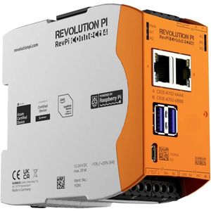 Revolution Pi - Connect 4 - PLC-uitbreidingsmodule - 24 V/DC - 4 GB RAM - 32 GB eMMC