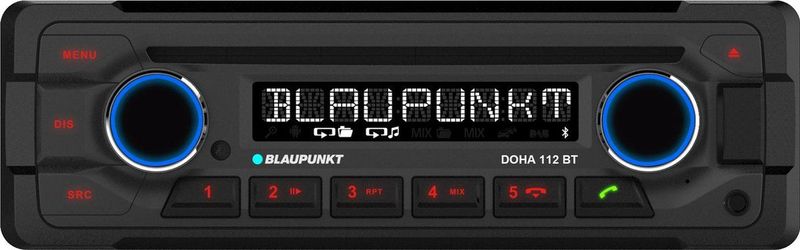 Blaupunkt - Doha 112 BT - Autoradio - Zwart - Inclusief afstandsbediening en DAB-antenne
