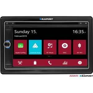 Blaupunkt Vienna 790 DAB Autoradio met scherm dubbel DIN Bluetooth handsfree, Aansluiting voor stuurbediening, Aansluiting voor achteruitrijcamera, AppRadio,