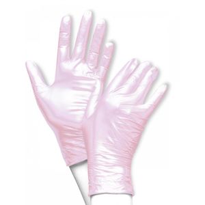 Unigloves Nitrile Handschoenen Poeder Vrij Metallic Fancy Rose 100 stuks Maat M