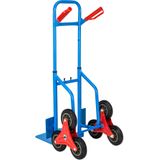 TecTake - trapsteekwagen -  blauw - tot 100 kg - 402451