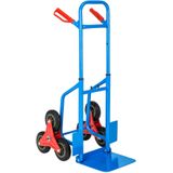 TecTake - trapsteekwagen -  blauw - tot 100 kg - 402451