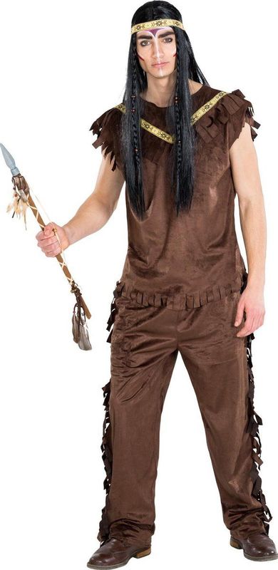 tectake® Herrenkostüm Indianer Cherokee