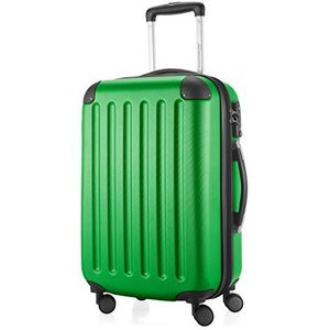 HAUPTSTADTKOFFER - SPREE - Koffer handbagage hard case trolley uitbreidbaar, TSA, 4 wielen, 55 cm, 42 liter, groen