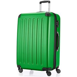 HAUPTSTADTKOFFER - SPREE - Harde koffer, trolleykoffer, uitbreidbare reiskoffer, 4 wielen, TSA, 75 cm, 119 liter, groen