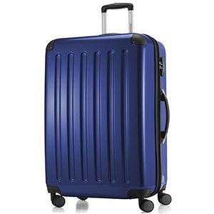 HAUPTSTADTKOFFER - Alex - koffer met harde schaal, trolley, reiskoffer, 4 dubbele wielen, uitbreiding, donkerblauw, Großer Koffer, koffer