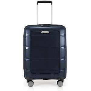 Hauptstadtkoffer - Britz - hardshell koffer met laptopvak, koffer, trolley, rolkoffer, reiskoffer, uitbreidbaar, TSA, 4 wielen, donkerblauw, Handgepäck, Koffer