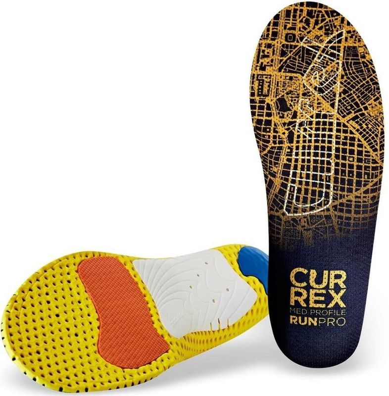 CURREX - RunPro - Inlegzool - Geel - Med-profielen - Maat EU 47-49/2XL