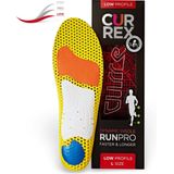 CURREX RunPro zool: ontdek je inlegzool voor een nieuwe dimensie van het lopen, dynamische binnenzool, rood-laag profiel, maat EU 39,5-41,5/M