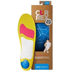 CURREX CleatPro – inlegzool voor voetbal- en noppenschoenen - Meer controle & stabiliteit - Krachtige aantreding - Perfecte pasvorm - Letselpreventie - Geschikt voor alle soorten voeten