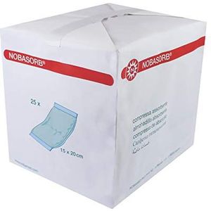 NOBASORB© niet-steriele zuigkompres. 15cmx20cm - 25 Stück