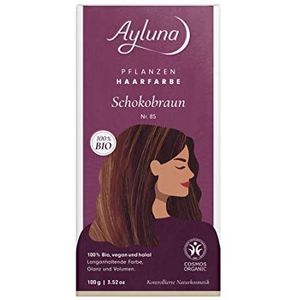 Ayluna Naturkosmetik - Haarfarbe - Nr.85 Schokobraun Pflanzenhaarfarbe 100 g (149.9 € / 1 kg)
