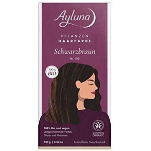 Ayluna Plantaardige Haarverf Zwartbruin - 100 g