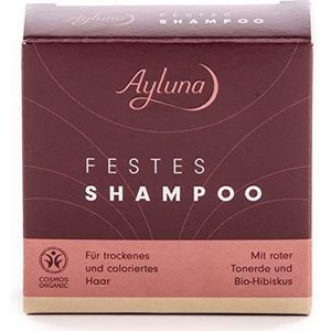 Ayluna Vaste shampoo voor droog haar, wassen en verzorgt eenvoudig en pH-neutraal als een conventionele shampoo, wordt het haar zacht van vuil bevrijd en de haarwas tot weldadig ritueel, 60 g
