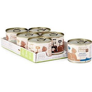 MjAMjAM - Premium natvoer voor katten - Quetschie - Puur vleesplezier - heerlijk rundvlees puur, pak van 6 (6 x 300 g), graanvrij met extra vlees