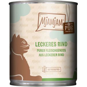 MjAMjAM Kat - Puur vlees genietblik 6x800g - Rundvlees