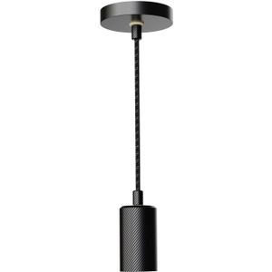 Segula Pendelleuchte ALIX „Wave“ schwarz 4m 70136 LED-hanglamp E27