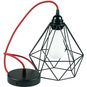 Segula hanglamp Diamant in zwart en rood