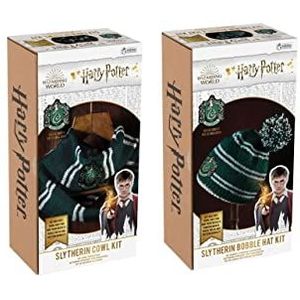 Harry Potter Slytherin breiset met lus en beanie