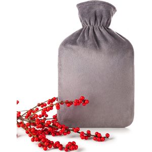 Blumtal Kruik - Warmwaterkuik met Fleece Cover - Grijs
