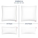 Blumtal Hoofdkussen Slaapkussen 950 g Aanpasbare vulling % microvezel Set van 2 Met Bies