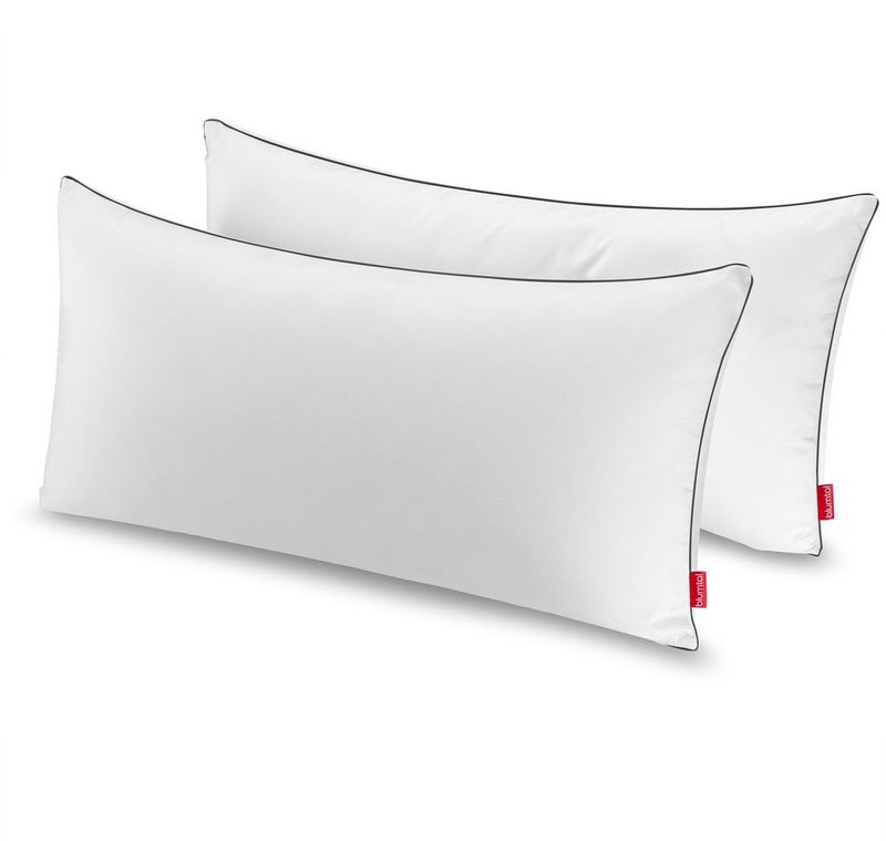 Blumtal Hoofdkussen Slaapkussen 950 g Aanpasbare vulling % microvezel Set van 2 Met Bies