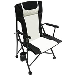 Homecall 30019 stoel, zwart/crème, hoge rugleuning