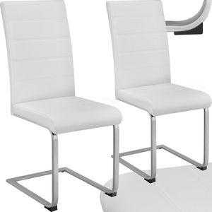 Eetkamerstoelen lederlook set van 2 Rocky - Cognac kopen? - Dami Living