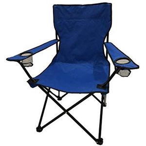 HOMECALL opvouwbare campingstoel met bekerhouder en hoge rugleuning