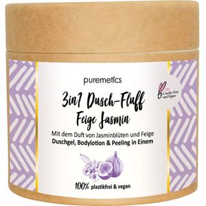 puremetics 3in1 Douchepluis Fig Jasmine - Douchegel, bodylotion & scrub in ��n (250 g)