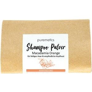 puremetics Verzorging ShampooShampoopoeder Maxadamia Sinaasappel 50 g (€ 142,80 / 1 kg)
