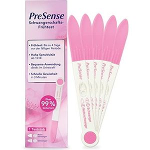 PreSense® Snelle zwangerschapstest, laboratorium getest, snel, veilig, betrouwbaar en eenvoudig