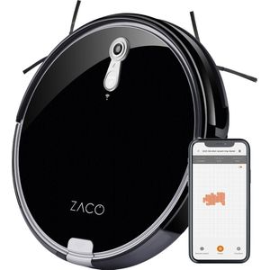 ZACO A8s Robotstofzuiger met dweilfunctie - Zwart