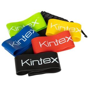 Kintex 5 stuks mini fitnessbanden met gymnastiekgesp yoga pilates