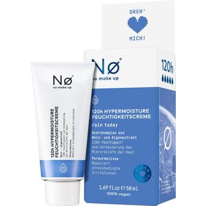 Nø Cosmetics - Hydraterende Crème - Rijst - Algenextract - 120 Uur Vochtdepot