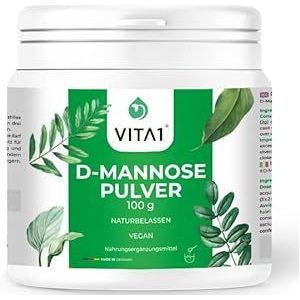 D-Mannose-poeder • 100 g (levering voor 2 maanden) • puur en natuurlijk & veganistisch en vrij van toevoegingen