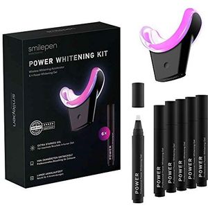 smilepen Power Whitening Kit, maximale bleekresultaten, tot 70% witte tanden, klinisch getest, tandbleekmiddel, voor thuis