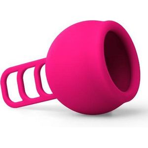 Merula herbruikbare menstruatiecup - strawberry roze