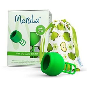 Merula Cup apple (groen) - One size menstruatiecup van medische siliconen