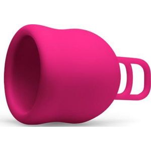 Merula herbruikbare menstruatiecup - XL - strawberry roze