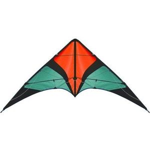 Spiderkites Tweelijnsstuntkite Wingman 150 Cm Oranje/groen