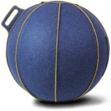 VLUV BOL VELT zitbal 70-75cm - Grey-Melange/Red
